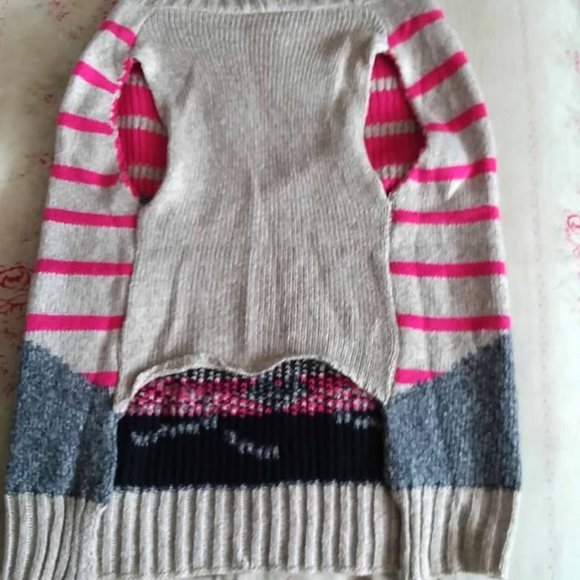 Cat Face Dog Sweater Size Medium - Picture 3 of 4